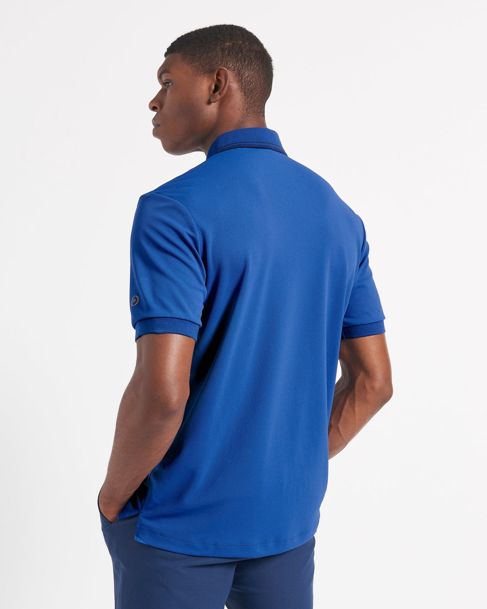 Polos Ben Sherman 360 Motion Stretch Bleu Bleu Royal | NIY-65479215